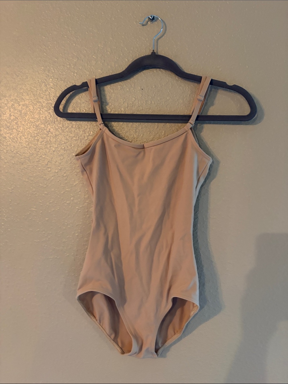 Capezio Nude/Tan Adjustable-Strap Dance Leotard